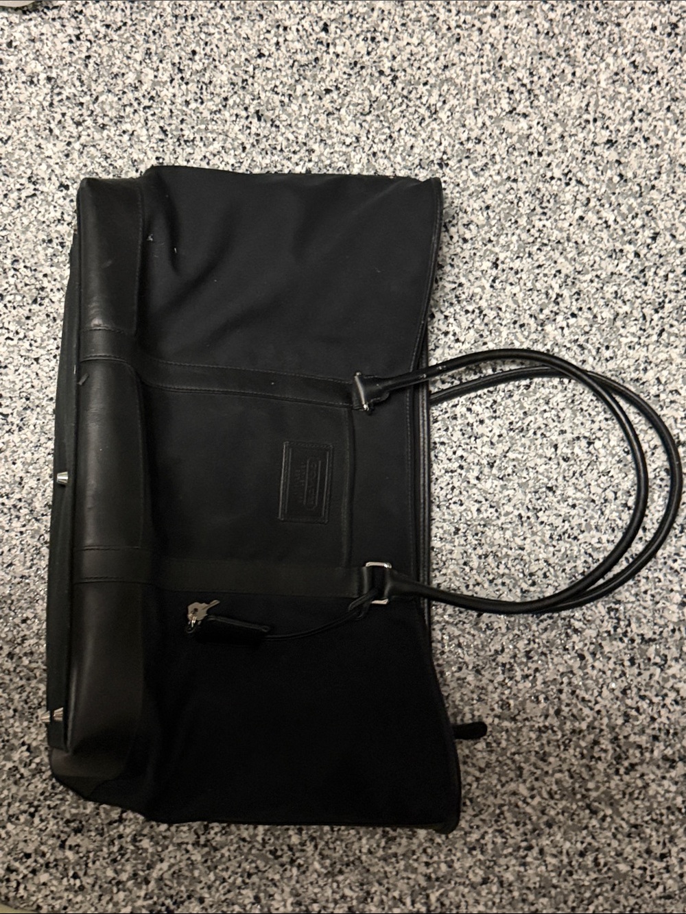 Coach Black  Travel Tote Bag by